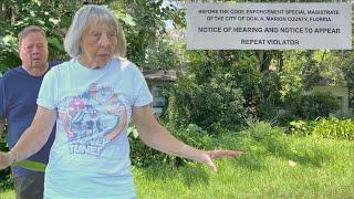 ANGRY KAREN & CODE ENFORCEMENT! She shows up with Husband and DEMANDS we STOP Mowing!