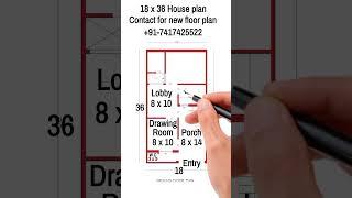 Affordable 18x36 House Plan: See How We Made the Most of Every Inch #18x36HousePlan #HomeTour #house