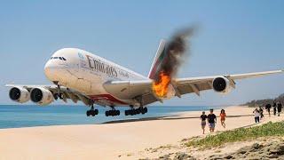 Emergency Landing Crash In Ocean | Pilot Lost control | Emirates A380