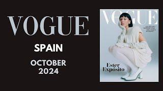 VOGUE SPAIN OCTOBER 2024 | Ester Expósito | Magazine Flip Through | Glossy Magazine Heaven