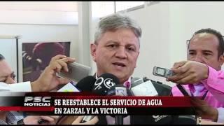 VOLVIÓ EL SERVICIO DE AGUA A ZARZAL Y LA VICTORIA