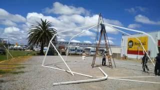 Montaje de carpa (estructura)