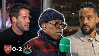 Arsenal vs Newcastle United 0-2 Ian Wright post match Analysis Isak & Gordon destroy Mikel Arteta