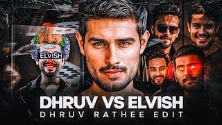 Dhruv Rathee Reply to Elvish Yadav  BADASS EDIT!