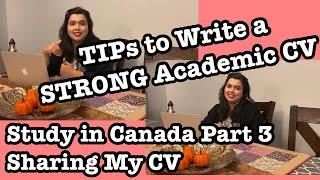 How to Write Strong Academic CV to Get Accepted to Your Dream University? আপনাদের কমেন্ট নিয়ে আলোচনা