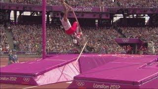 Lazaro Borges (CUB) Snaps Pole - Pole Vault - London 2012 Olympics