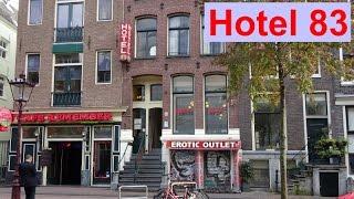 Hotel 83 in Amsterdam's Red Light District (actual video & review)