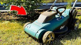 Knife like a razor! How to sharpen knives in a lawn mower with your own hands. Makita ELM3720