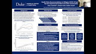 Policy Solutions for COVID-19 Systemic Barriers Experienced by Minoritized Communities