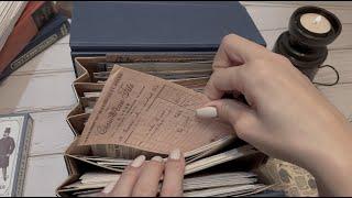 ASMR 슬픔이 가득한 마틸다의 일기, 빈티지 다이어리 꾸미기│vintage journal│vintage│4K