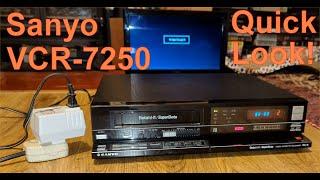 Quick look! - Sanyo VCR7250 NTSC Betamax Ep 1 S1