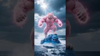 Kitten Becomes a MASSIVE Whale?! #animation #supercattales #catfunny #cat #supercattalespaws