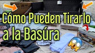 ️Cómo Pueden tirarlo a la Basúra Con Miedo lo sacamos/Dumpster Diving/Lo Que Tiran en usa