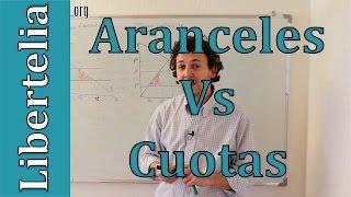 Aranceles vs Cuotas de Importación | Comercio Internacional | Microeconomía | Libertelia.org