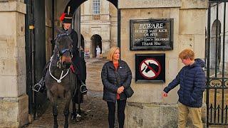 Mum's EMBARRASSING Moment with King's Guard at Horse Guards!