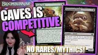 This ZERO RARE Cave deck beats up META DECKS!Budget Standard MTG Gameplay & Deck Tech