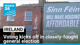 Irish voters head to polls in closely-fought general election • FRANCE 24 English