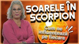 Soarele în Scorpion! CAMELIA PĂTRĂȘCANU, PREVIZIUNI PENTRU 30 DE ZILE