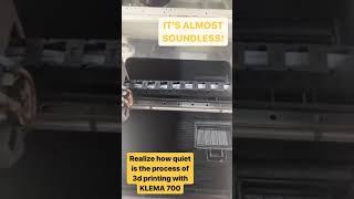 Quiet KLEMA 3D Printer | Almost Soundless