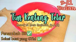 Resep mpasi 9 bulan nambah berat badan + anti gtm | Resep mpasi dr meta Hanindita