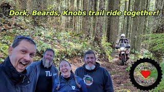 Dual Sport Motorcycle Trail Ride with Dork in the Road & Beards Bikes & Camping at Nestucca OHV