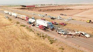 At least 8 dead, I-15 closed after crash in Millard County