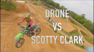 DRONE VS PRO MOTOCROSS RACER