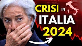 ITALIA in crisi entro il 2024. Cosa sta succedendo alla nostra economia?