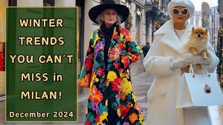 Milan Street Fashion Trends in December 2024: Italian Winter Stylish Inspiration