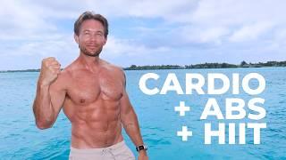 Cardio, Abs & HIIT - FULL BODY WORKOUT with Warm Up & Cool Down