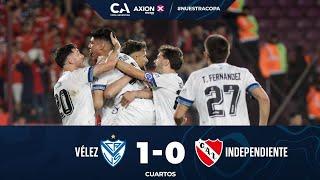 Cuartos: Vélez 1 - Independiente 0