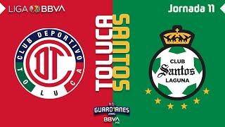 Resumen y Goles | Toluca vs Santos Laguna | Liga BBVA MX - Guardianes 2020 - Jornada 11