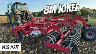 Vlog #277 Preparation for sowing barley with 8m Horsch Joker