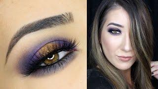 Purple and Gold Smokey Eye Makeup Tutorial | Anastasia Beverly Hills Self-Made Palette