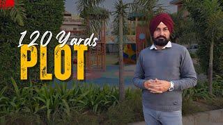 120 Yards Plot Near Park GAMADA Approved Gated Society Near Mohali Airport