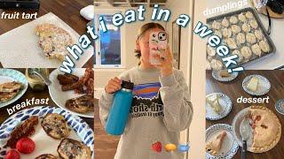 what i eat in a week *realistic*