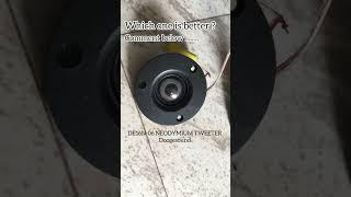 Peerless tweeter vs Doogesound tweeter #tweeter  #speaker #shorts
