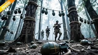 A deadly trap! The guerrilla fighters plant mines, real and fake, blowing up the entire enemy camp!