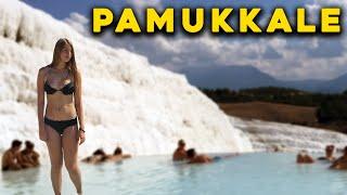 Denizli Turkey Pamukkale | Travertines of Pamukkale Thermal Pools | Hierapolis