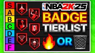 RANKING ALL 38 BADGES ON NBA 2K25 IN TIERS!