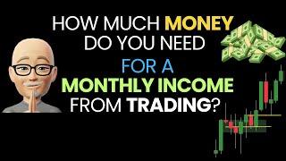 How Much Money do you NEED to TRADE FOREX FOR A LIVING ?