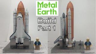 Metal Earth Premium build -  Space Shuttle launch kit Part 1