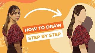 How to make digital illustration of photos for beginners - Step by step tutorial