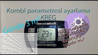 Günde 3 m3 (%20) DOĞALGAZ tasarrufu için Kombinizin parametresinin ayarlanması