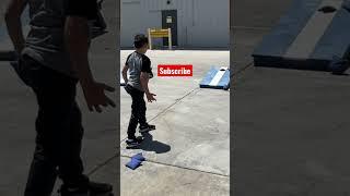 Ayden Playing Corn Hole Game️️ At FamilyFun #shorts #familyfun #fun#cornhole #kidsfun#kidsvideo