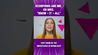 Scorpions Are Mr. Or Mrs. “Know – It – All” #Shorts #lalazodiac #zodiac #zodiacsigns
