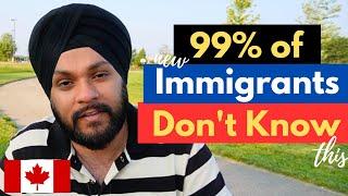 99% of New Immigrants in Canada do not know these | How to grow financially in Canada !!