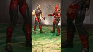 Wolverine Have the same color suit as Deadpool #shorts #deadpool #wolverine #stopmotion