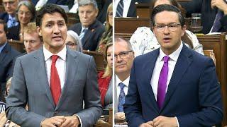 Trudeau, Poilievre exchange jabs in their most heated debate