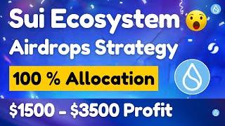 Sui Ecosystem Airdrop Strategy | Make $3500 Profit | Don't Miss This